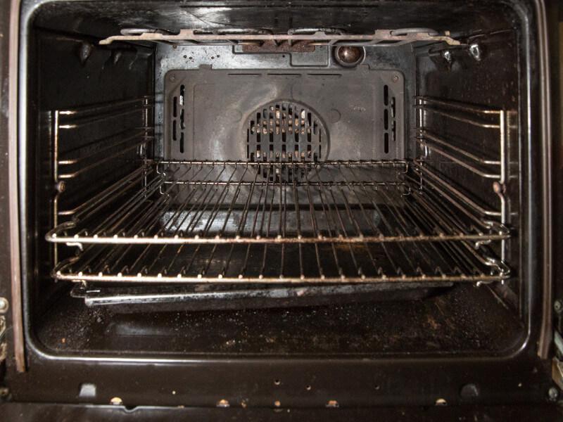 Oven Cleaning - Before