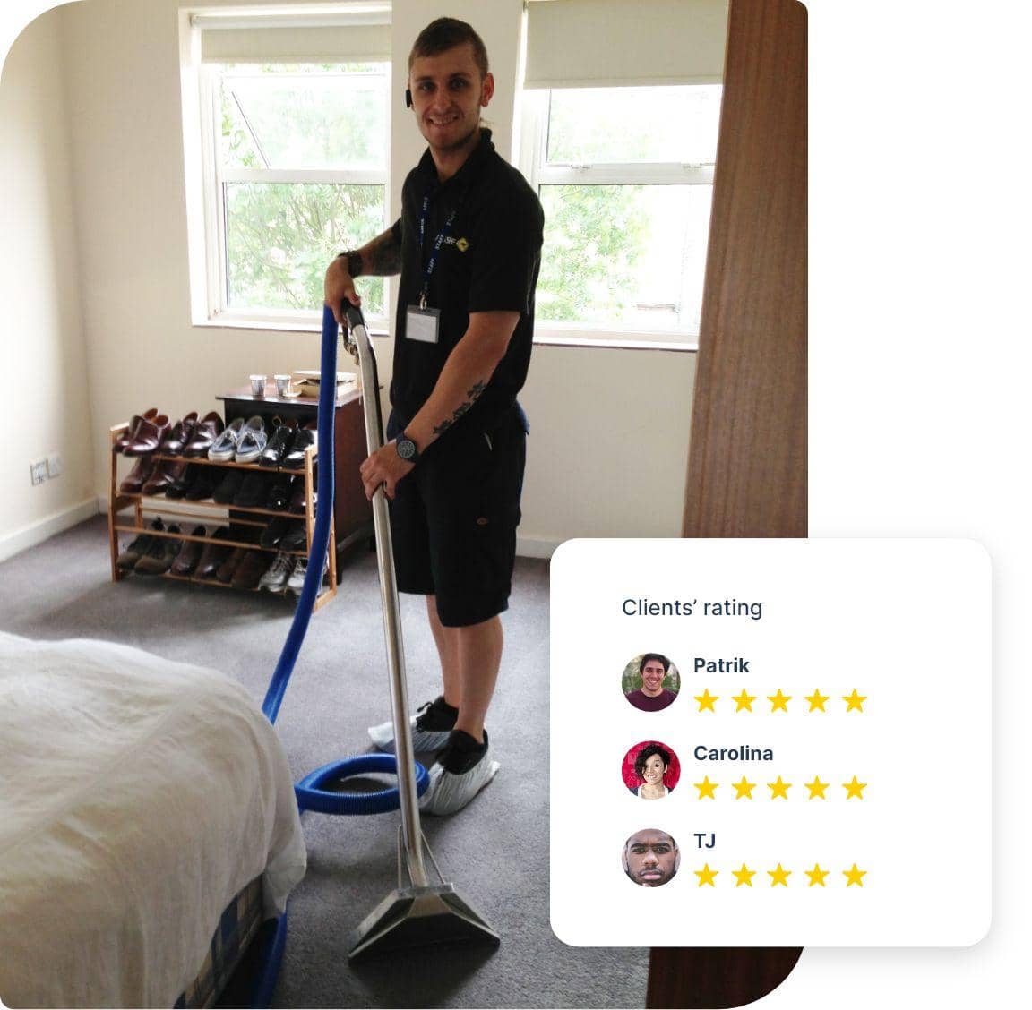 Carpet cleaning technician